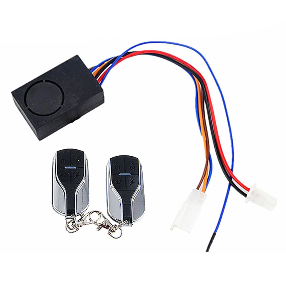 1 Set Alarm Electric Vehicle Anti-theft Lock Alarm Ebike Remote Control One-button Start Waterproof And Dustproof Alarm Parts