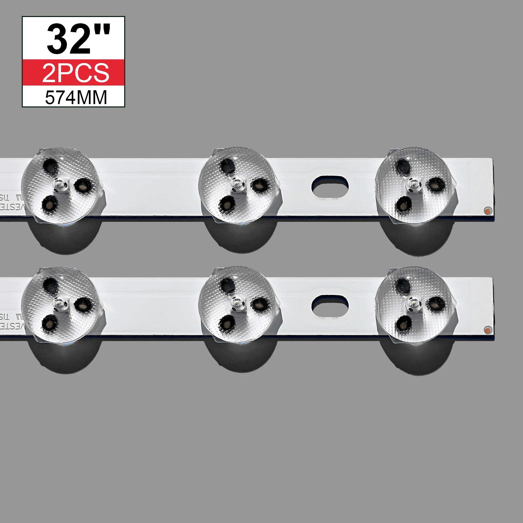 11LED Striscia di Retroilluminazione Per TELEFUNKEN TF-TE32182B29C10 32TLKDLEDSMART 32XT3000DM Bar Kit TV LED Fascia Innotek Ypnl-32 \
