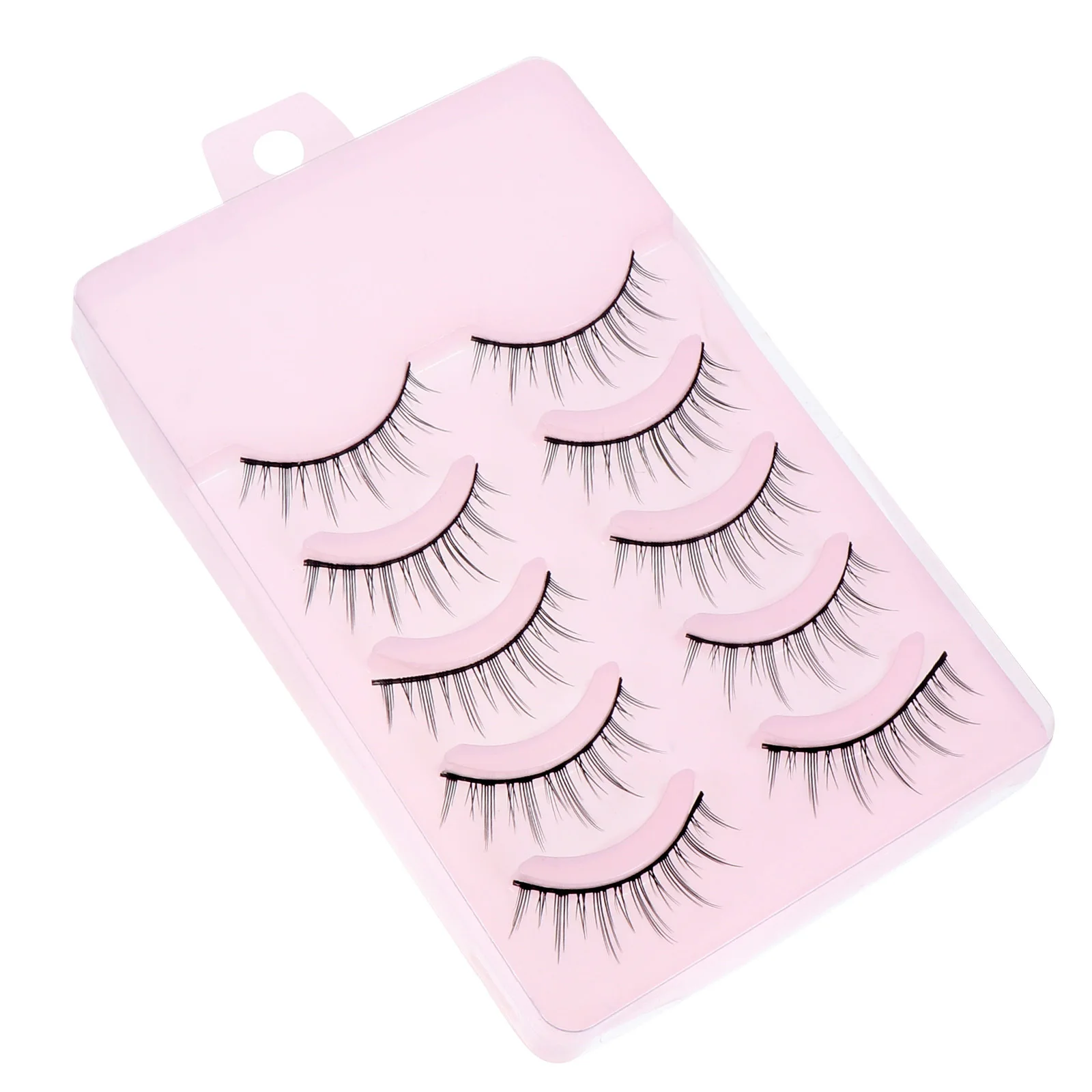 5 pares de pestañas postizas estilo Natural pestañas de belleza fácil uso uso diario mujer pestañas postizas accesorio de maquillaje pestañas postizas