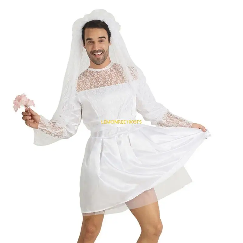 

Dxae Funny Male Bride Costum