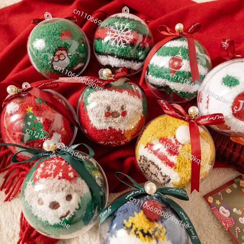 10Pairs Women Cozy Fuzzy Socks, Christmas Gift Stocking Stuffers with Clear Ball Packaging