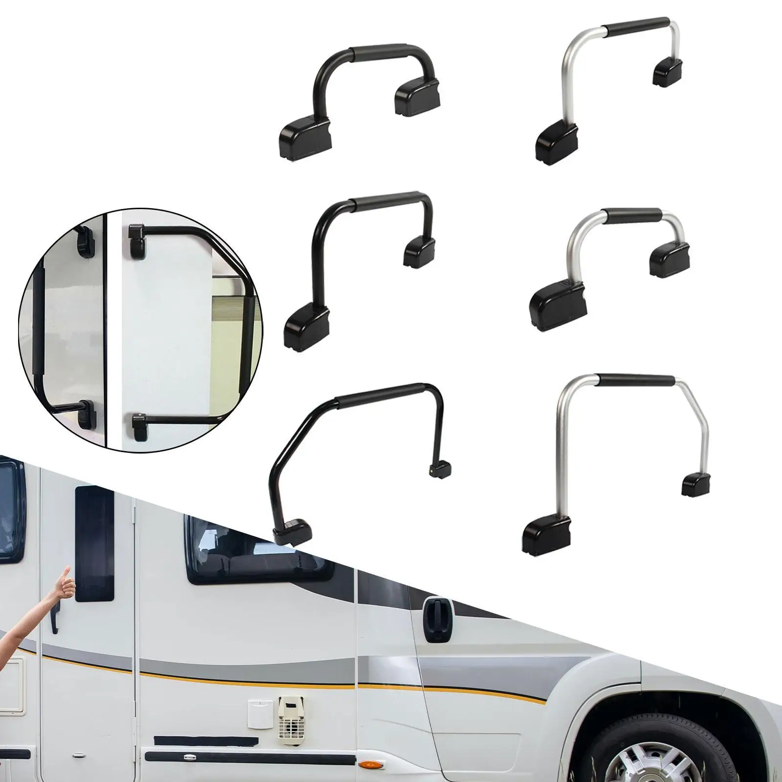 

Ручка-поручень для двери прицепа-фургона, для дверей сельскохозяйственных помещений, легкая, многофункциональная, износостойкая, универсальные аксессуары