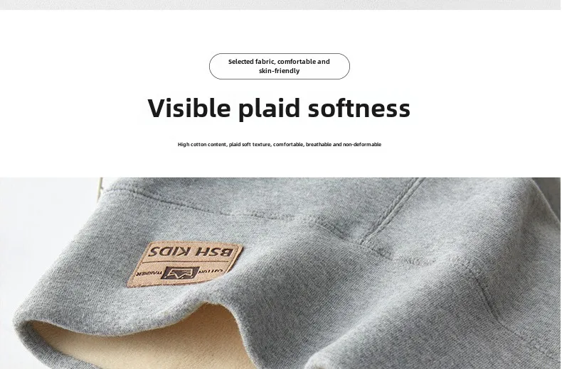 Winter-Kinder-Baumwollhose mit Fleece-Futter, verdickte Oberbekleidung für mittlere bis große Kinder, warme integrierte Samthose für Mädchen – Detail 14