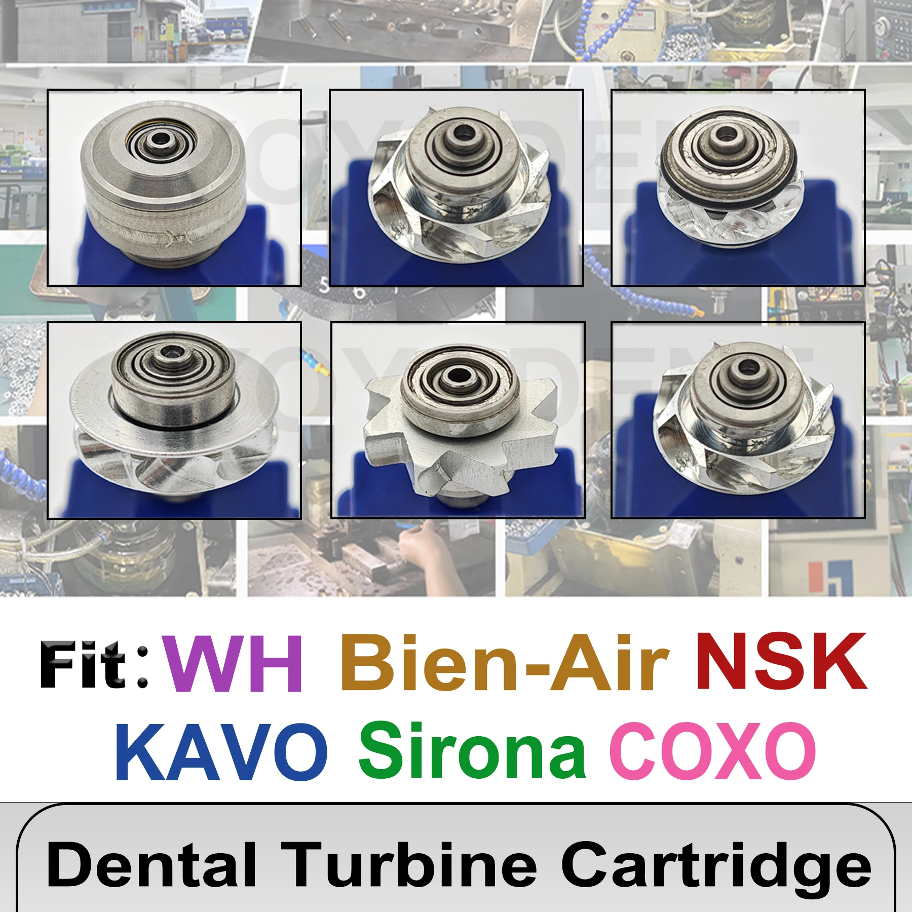 

Стоматологические роторы с воздушной турбиной, керамический картридж с подшипником, ротор, подходит для W-H NSK KAVO COXO SIRONA, высокоскоростной наконечник, инструменты с крутящей головкой