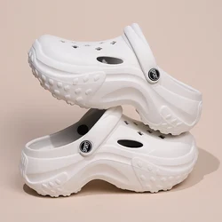 Women Chunky Clogs Luxury Lady Platform Slippers Ultralight Foam Summer Slides Fashion Female Babouche Comfortable Nurse Shoes