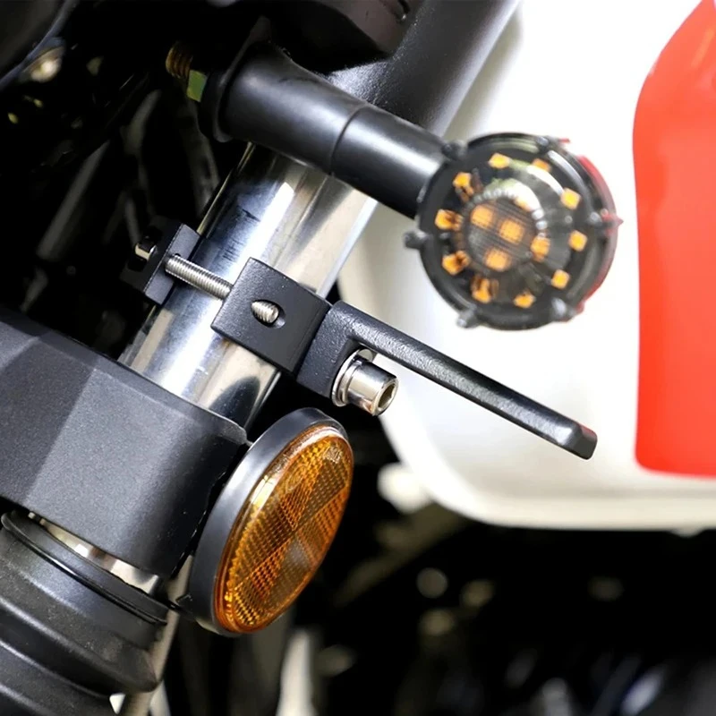 Auxiliary Led Motorcycle Lights Bracket Moto Spotlights Holder Motorcycle Headlight Support Fronnt Fork Bracket Clamp Fixation image 2