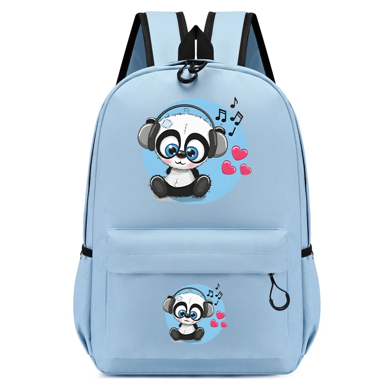 Panda Anime Children School Bags for Girls Boy Children Backpacks Kindergarten Cartoon Animal Kids Backpack for 2-5 Years Bags