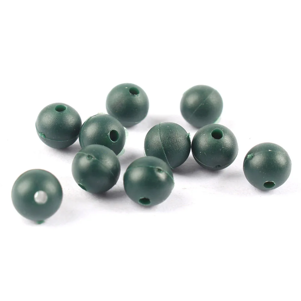 

150 PCS/Set Fishing Beads Tackle PE 8mm Beans Lure Gear Accessories Threading Space