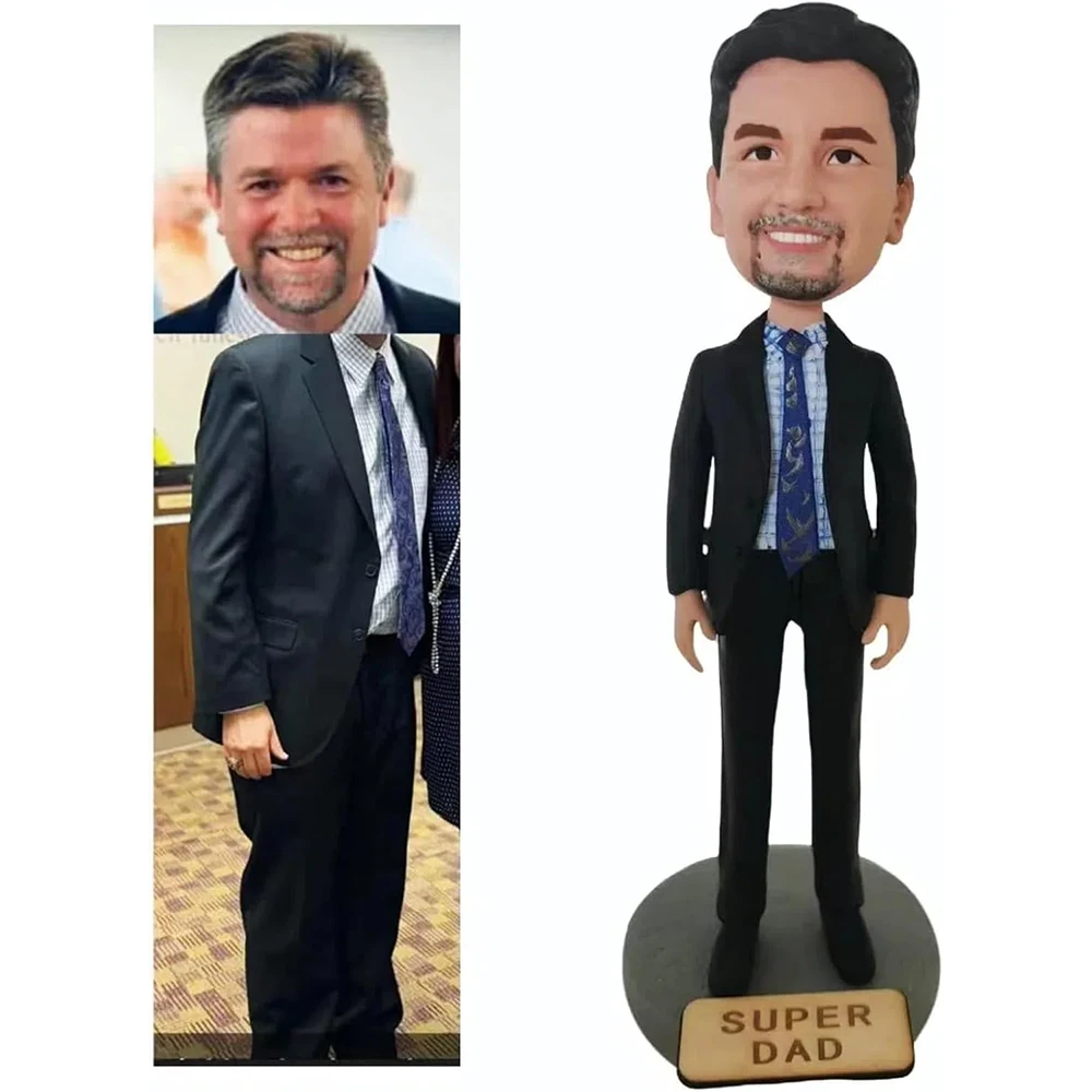 

Personalized Bobblehead,Unique Handmade Figurine,Based on Your Photo,Perfect Gift for Father's Day and More