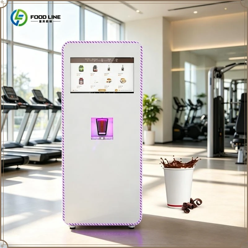 Fully Automatic Protein Shake Vending Machine Gym Protein Shake Vending Machine FL Customized