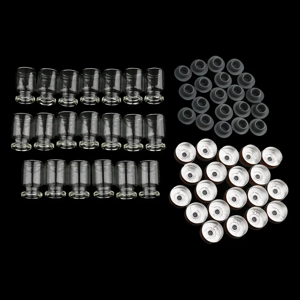 20 sztuk Mini puste butelki wielokrotnego napełniania Gumowy korek Kosmetyczny makijaż Olejki eteryczne Perfumy Fiolki 5ml — zdjęcie 5