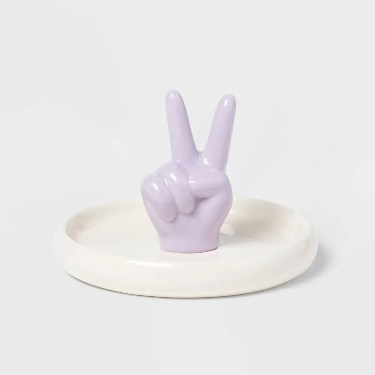 

Ceramic Ring Tray Peace Sign