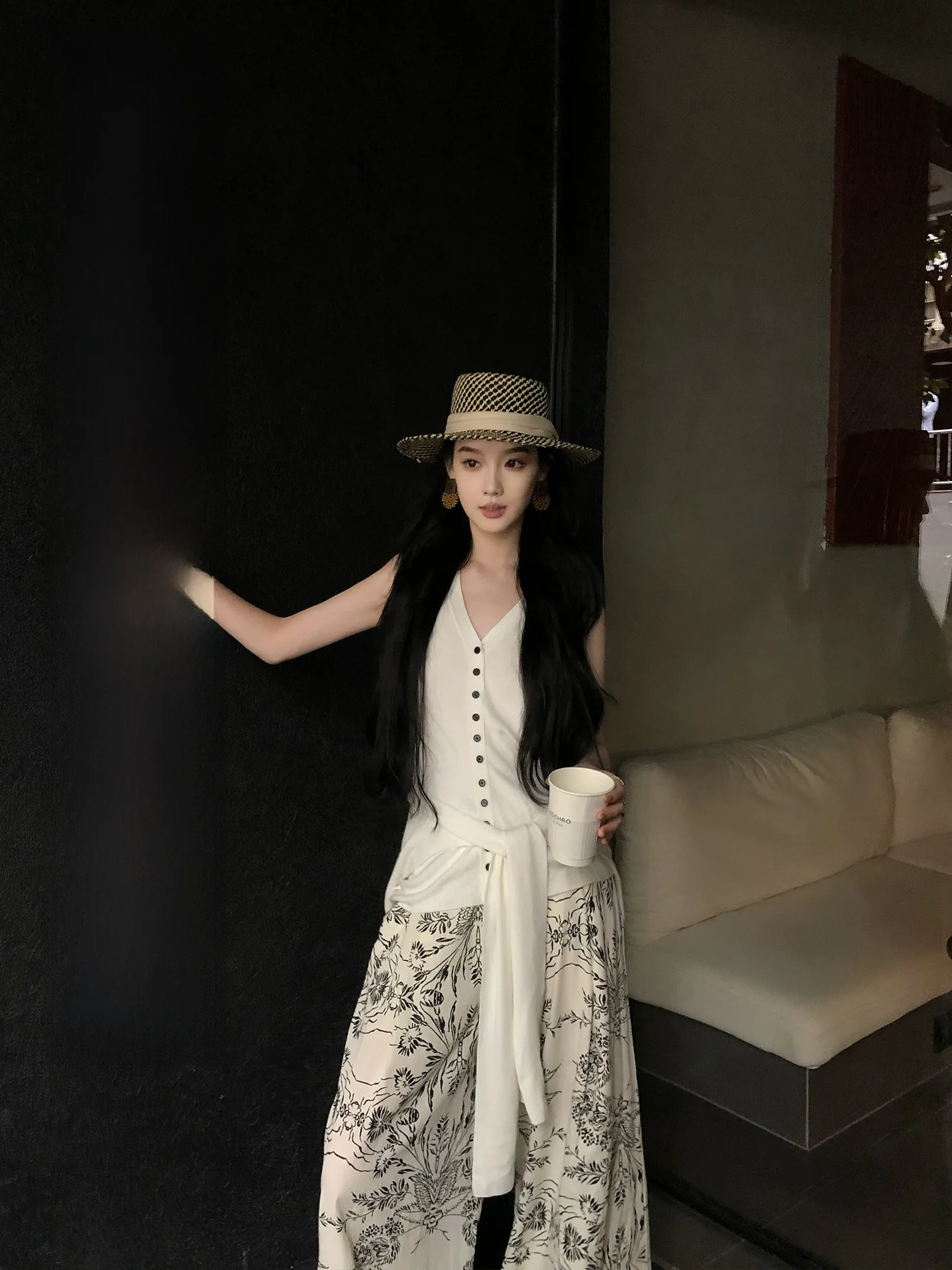 

Unique Knitted Vest for Women Standalone Beautiful Summer New Arrival 2025 Breathable Comfortable Ladies Faion Small irt