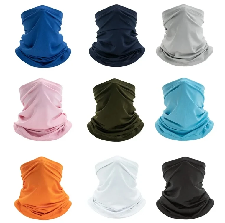Unisex Summer Cycling Neck Tube Scarf Anti‑UV Bike Face Mask Headscarves Headband for Camping Hiking Fishing Outdoor Sports