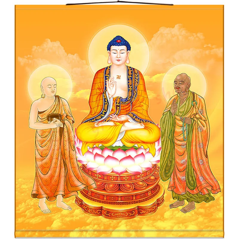 

HD Tathagata Buddha / Sakyamuni Buddha / Buddha statue of Buddha Ananda Kaya / auspicious hanging picture