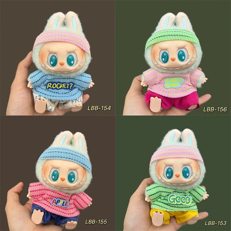

Мини-кукла, одежда, аксессуары для Ropa Labubu, хлопковая кукла, детская сменная одежда, одежда, подарок