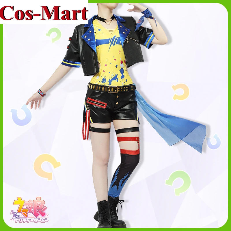 

Cos-Mart Game Umamusume: Pretty Derby Air Shakur Косплей Костюм Боевая форма Активная вечеринка Ролевая игра Одежда на заказ