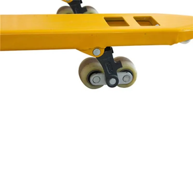 Manual Hydraulic Handling Forklift Hydraulic Pallet Cattle Loading And Unloading Hand Push Trailer Manual Forklift Trolleys