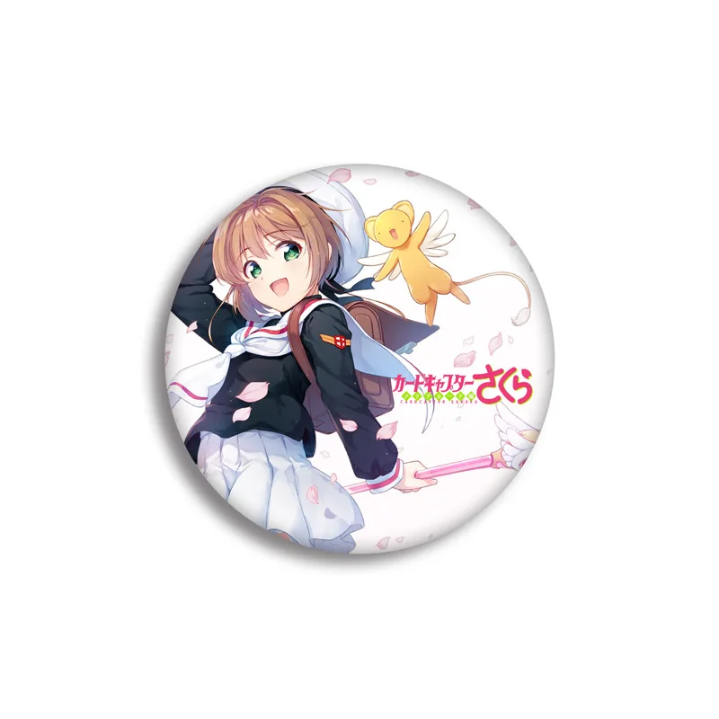 Card Captor Sakura Pin Badge Anime Cosplay Commemorative Pins Cute Originality Brooch Collection Gift