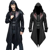 2024 New Medieval Assassin Game Assassins Creed Cosplay Costume Edward Streetwear Hooded Jacket Outwear Halloween Party Clothing