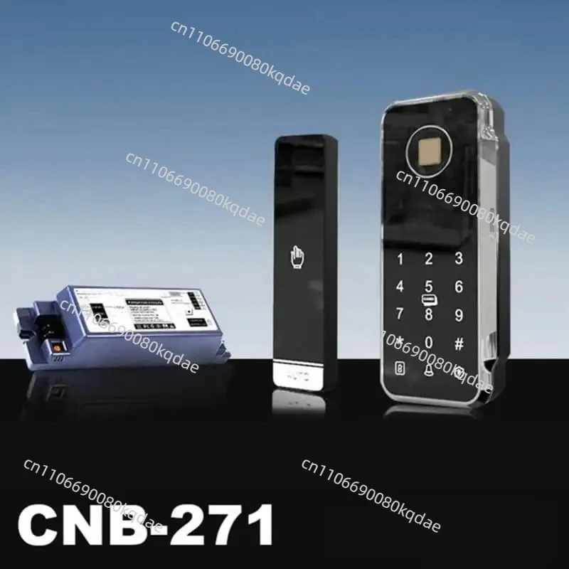 M‑271 Wireless Fingerprint Access Control & Attendance Device, Wiring‑Free Integrated Unit For Glass Door Security Equipment