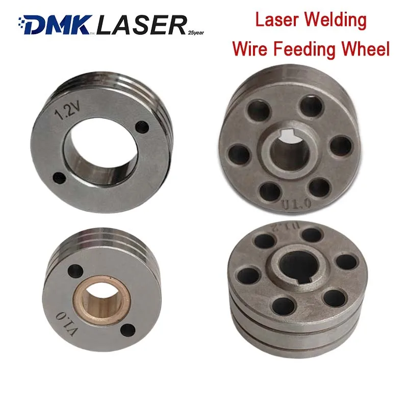 Laser Welding Wire Feeding Wheel Wire Feeder Parts U/V 0.8-2.0mm Wire Feed Roll For SUP QILIN Relfar HW980 Raytools Weld Machine