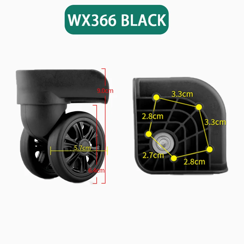 Suitcase wheel accessories, universal wheels, pull rods, suitcase wheels, wheels, travel suitcase wheels, universal replacement