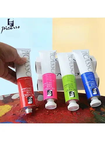 Phoenix 50ml Oil Paint High Saturation Faster Drying Time with Creamy Texture and Consistency for Artists, Students, Beginners