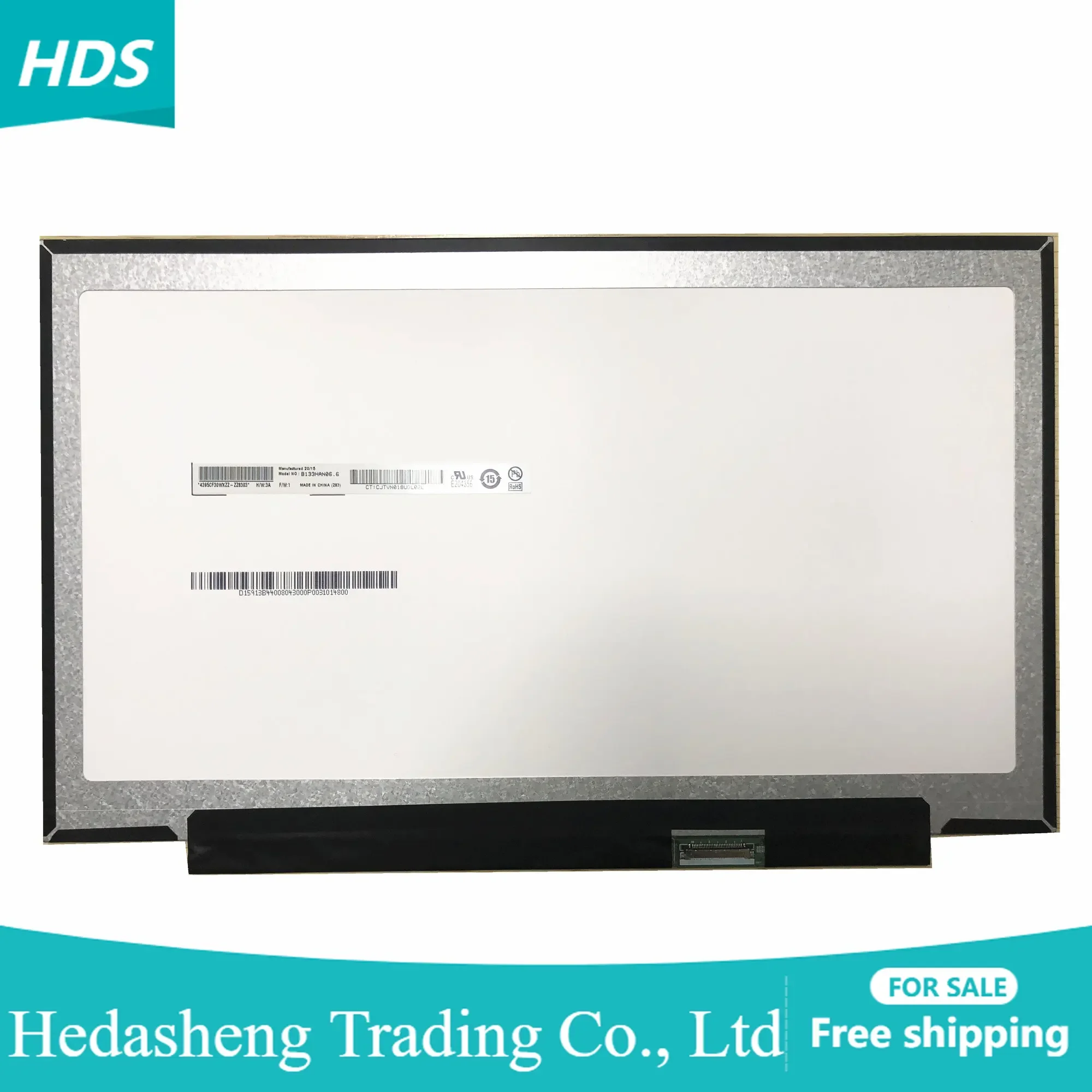 

B133HAN06.6 13.3" Fit NV133FHM-N43 NV133FHM-N33 FHD 1920X1080 slim eDp 30 Pins Matte Laptop LED LCD Screen IPS Panel Replacement