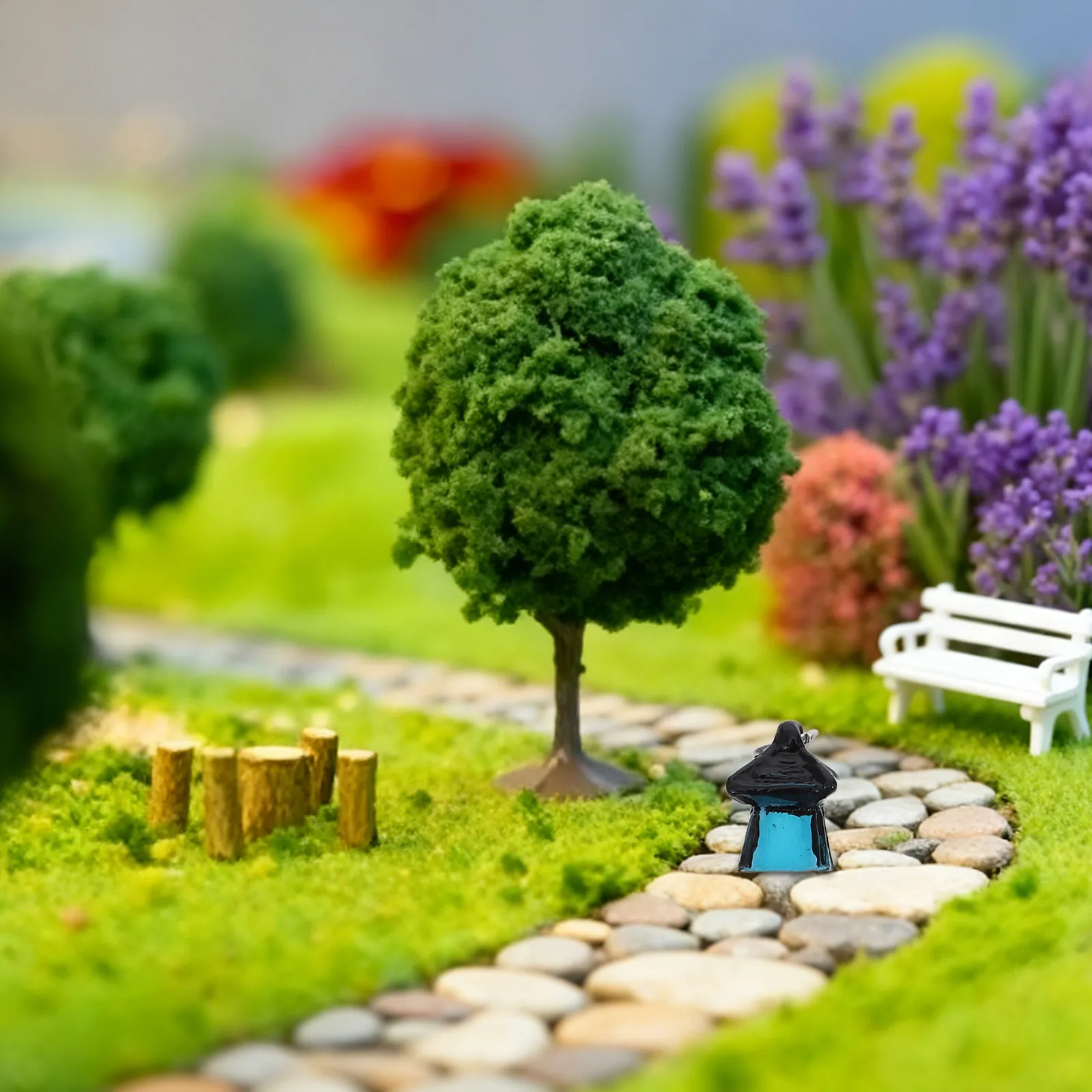 

15 шт. светящихся мини-светильников из смолы, светящиеся в темноте, аксессуары для сказочного сада, светильники для дорожек, миниатюрные уличные фонарики, украшения