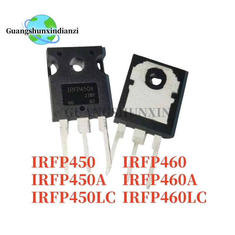 

5 шт. новый оригинальный IRFP450 IRFP450A IRFP450LC IRFP460 IRFP460A IRFP460LC TO-247 полевой транзистор в наличии