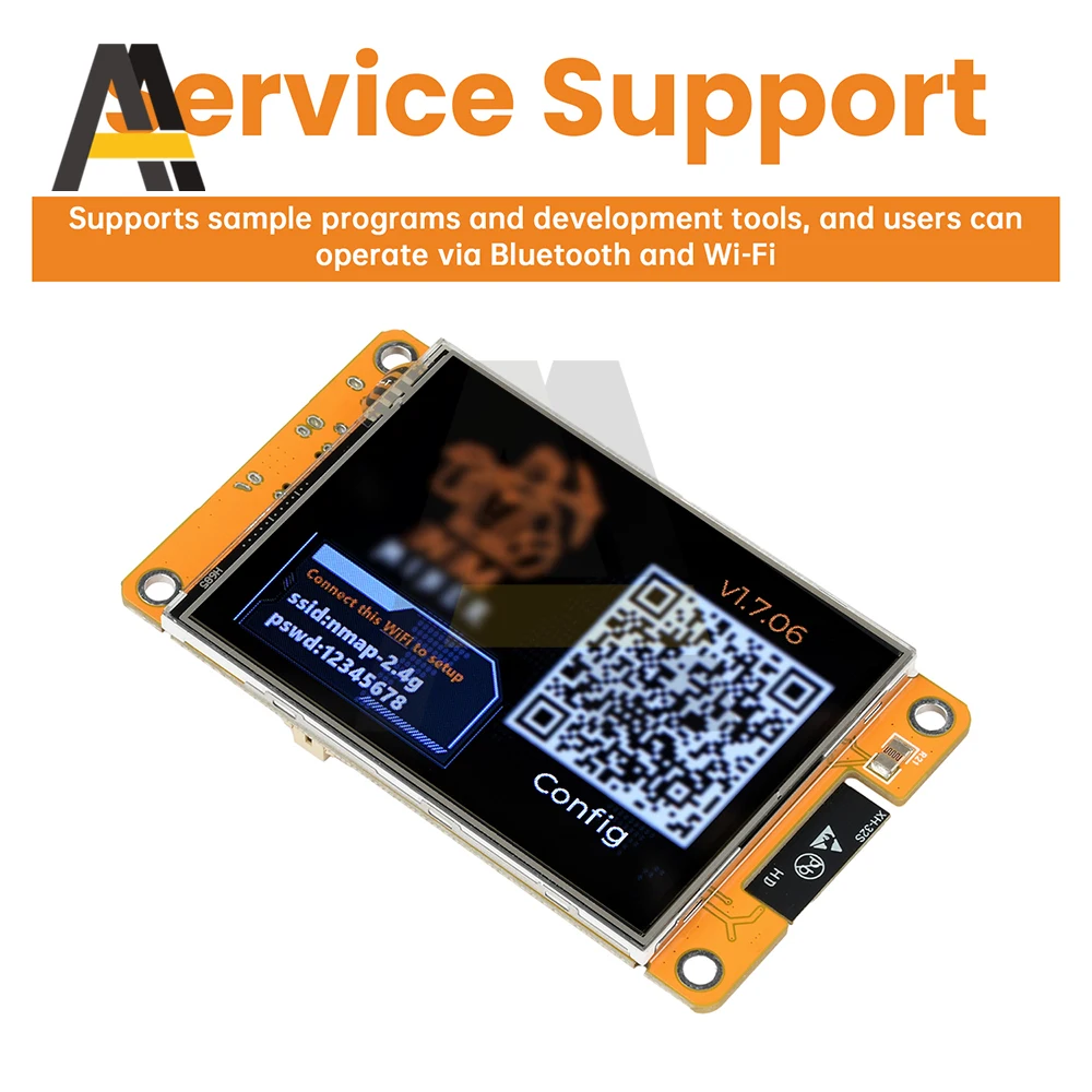 لوحة تطوير ESP32 مع شاشة لمس 2.8 بوصة 1060 كيلو هرتز/ثانية وحدة تعدين بلوتوث واي فاي