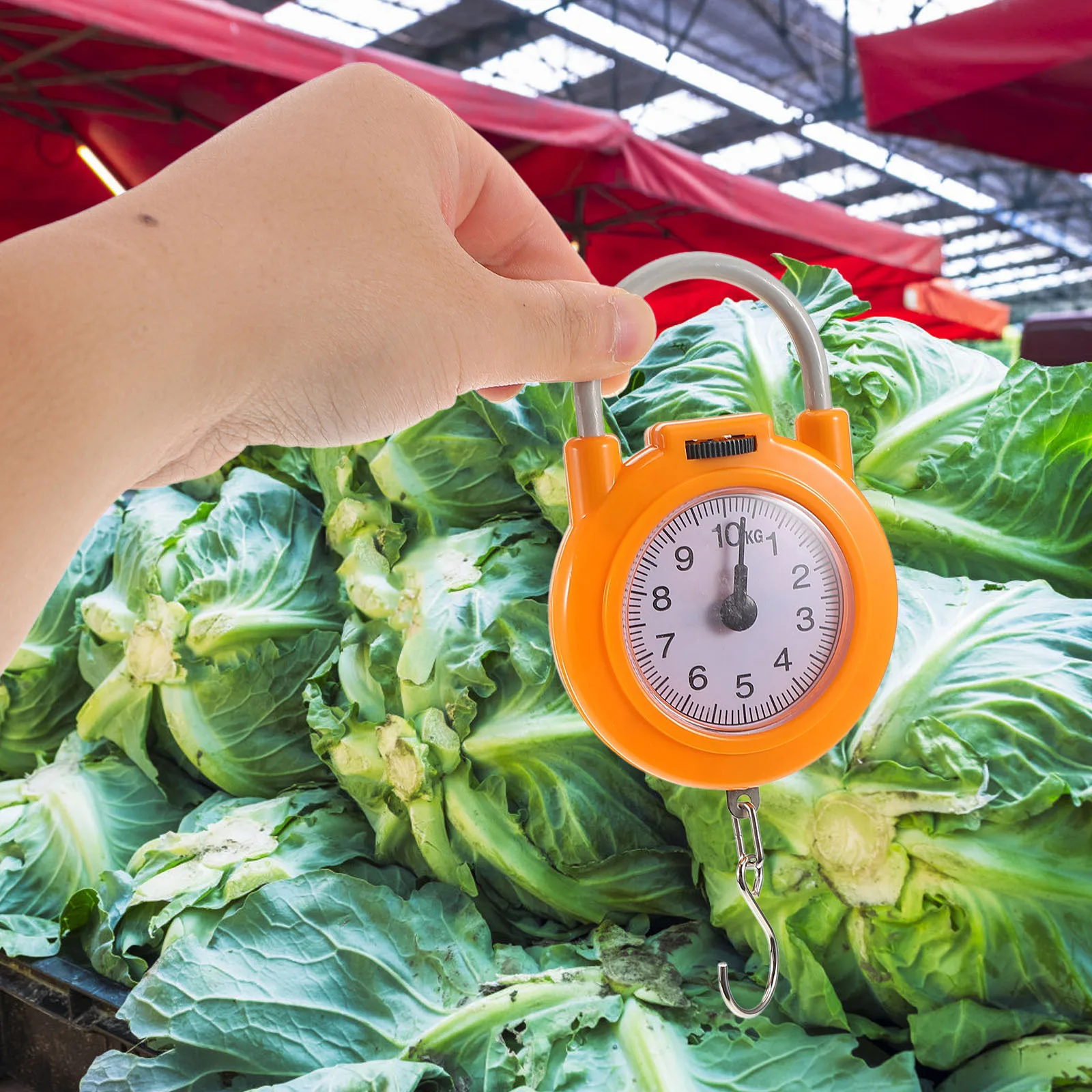 

High Precision Portable Spring Electronic Scale Lightweight Hook Travel Home Use Luggage Weighing Suitcase Bag