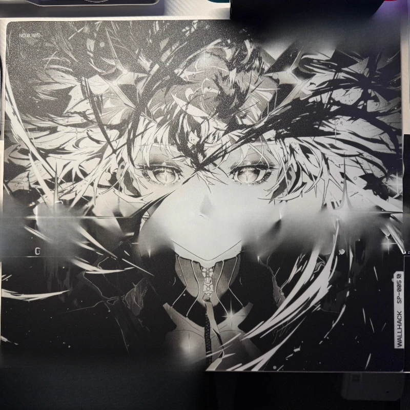 

WALLHACKSP-005 Sora Tempered Glass Mouse Pads Custom Replica Gaming Mats Desk Pad PC FPS Gaming Mouse Pad Office Accessories