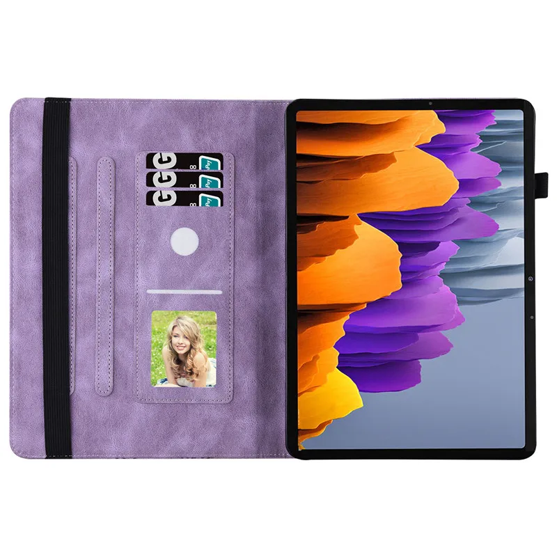 For Samsung Tab S7 S8 Case 11 inch SM-T870 X700 Cute Butterfly Painted Soft TPU Back Cover for Samsung Galaxy S8 S7 Tablet Case