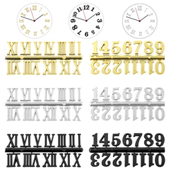 Clock Numerals Arabic Roman Number Restore Clock Numerals Accessories DIY Epoxy Resin Clock Molds Accessories