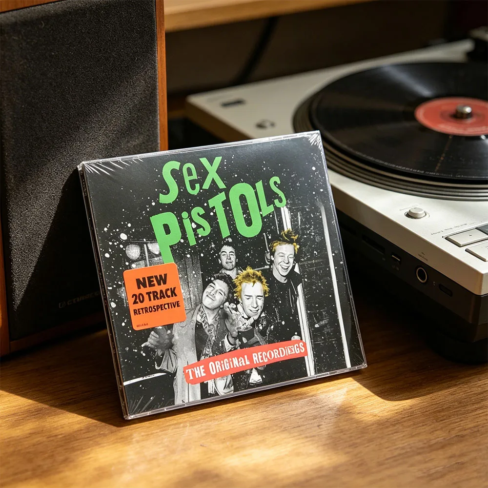 CD 'The Original Recordings' By The Pioneering British Punk Rock Band Sex Pistols, Including Tracks Like 'God Save The Queen'.
