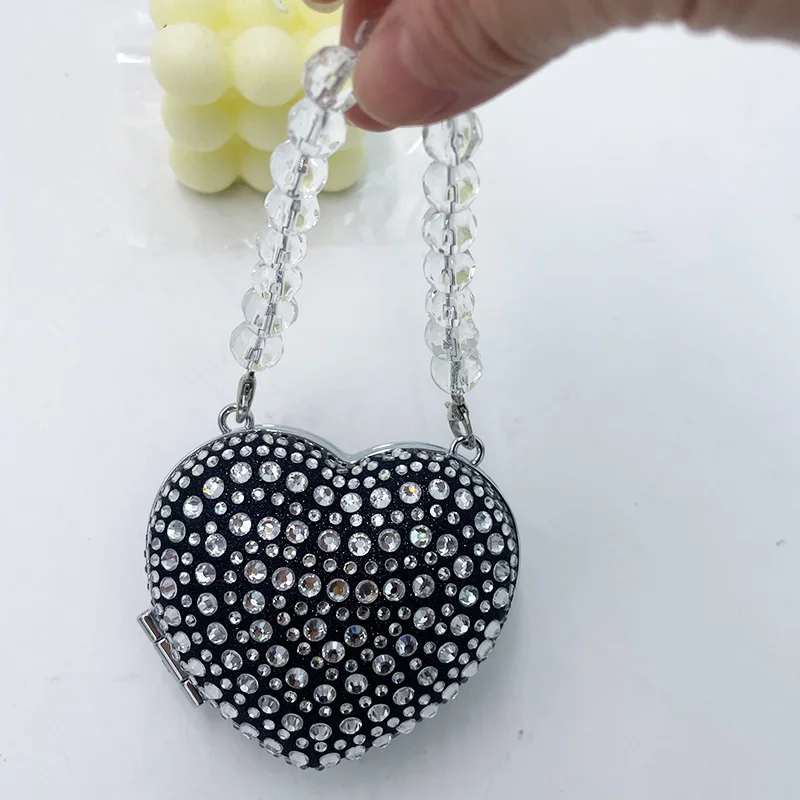 Einfache Conch Abendessen Tasche frauen Schulter Messenger Umhängetasche Spaß Persönlichkeit Metall Kette Kupplung Acryl Shell Telefon Taschen Heißer – Detail 38