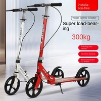 2025 New Two Wheel Scooter Foldable For Youth And Audlt Large Wheels For Convenient And Fast Go Out Good Loadbearing Capacity