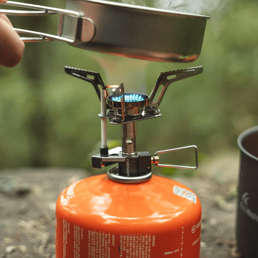 Palnik Fire-Maple Kuchenka gazowa Ultralekki przenośny palnik obozowy z piezoelektrycznym do pieszych wędrówek na kempingu Trekking 7165 BTU/h — zdjęcie 7