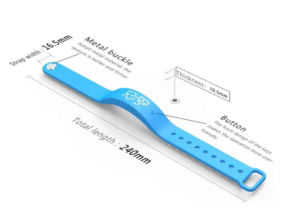 V9 Lichaamstemperatuur Monitor Thermometer Trillingen Alarm Polsbandje Slimme Armband Smartband