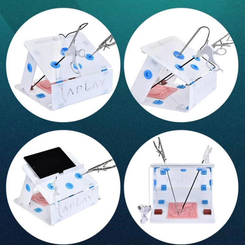 

Laparoscopic Needle Holder Forceps Teaching Tools Laparoscopic Simulation Practice Equipment Laparoscopy Training Instruments