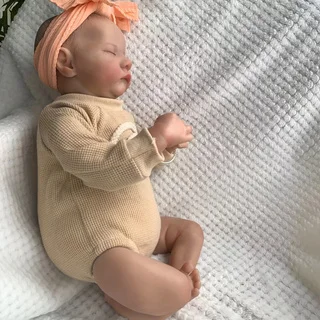 Muñeca Reborn de cuerpo completo de 19 pulgadas, ya pintada, terminada, Levi, pelo realista de tacto suave que dibuja a mano con dos juegos de tela