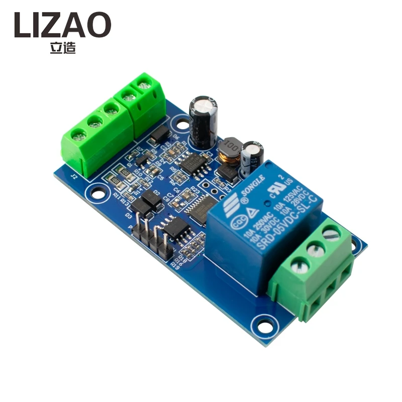 Modbus RTU 7-24V 1-Way Relay Module, 10A/250V AC 10A/30V DC with RS485/TTL UART Communication