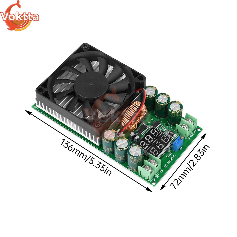 600W DC-DC Adjustable Buck Converter Step Down Module 120V 100V 96V 84V LED Display Driver Voltage Regulator Power Supply Module