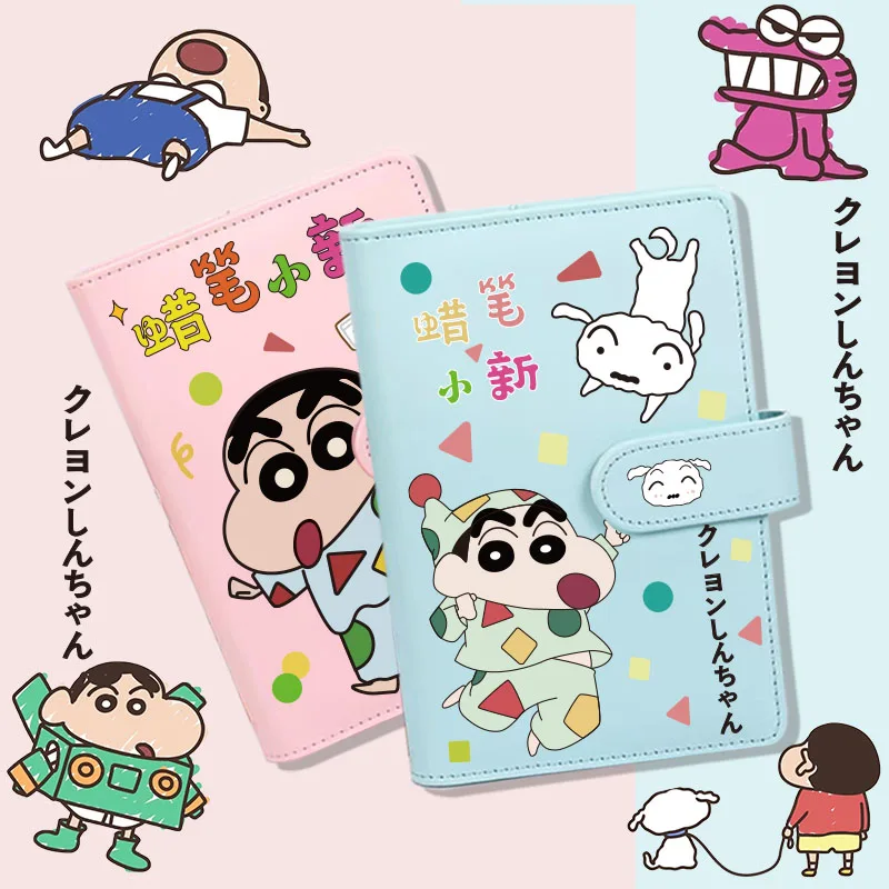 Crayon Boy Shin C-Chan Notebook Collaboration Cartoon Gojo Satoru Loose-leaf Flap Holiday Gift School Supplies Anime Goods
