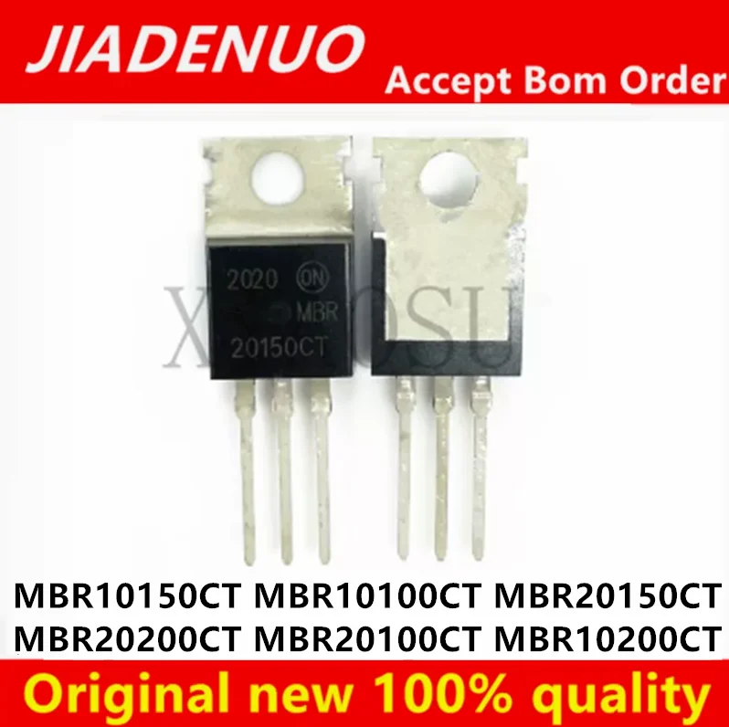10/PCS New Original MBR10200CT  MBR10100CT MBR10150CT MBR20100CT MBR20150CT MBR20200CT MBR30100CT TO-220 In Stock