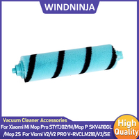 For Xiaomi STYTJ02YM/3C/Viomi SE V2 V2PRO/V3/S12 Sweeping Mopping Robot Vacuum Cleaner Soft Roller Brush Removable Rolling Brush