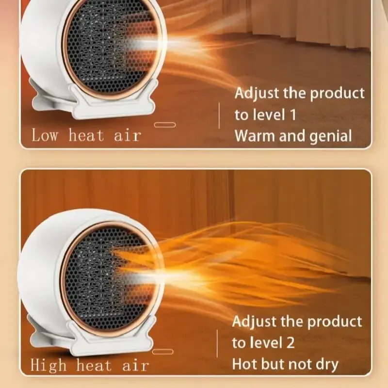 Fast Heating Warm Air Blower PTC Desktop Warm Air Heater 2-speed Household Radiator Portable Electric Heater Space Heater