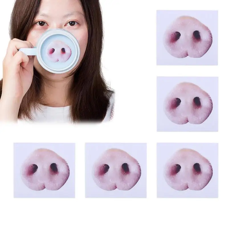 Coffee Mug Stickers Funny Pig Nose Cups Stickers Gag Gifts For Boys Girls Kids For Luggage Bike Bumper Skateboard Scrapbook